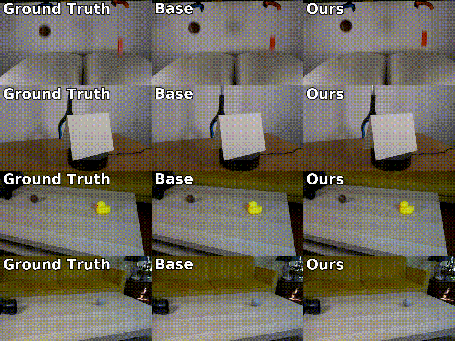 Qualitative comparison — set 1
