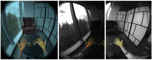 Hand tracking demonstration