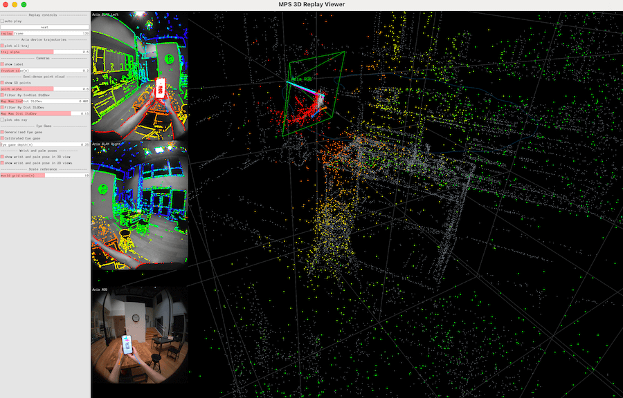 Screenshot of 3D Replay Viewer UI