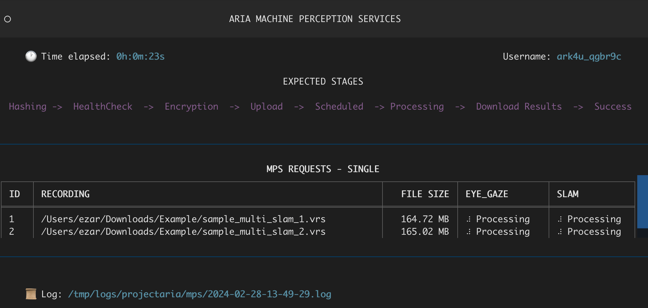 MPS CLU UI for single mode