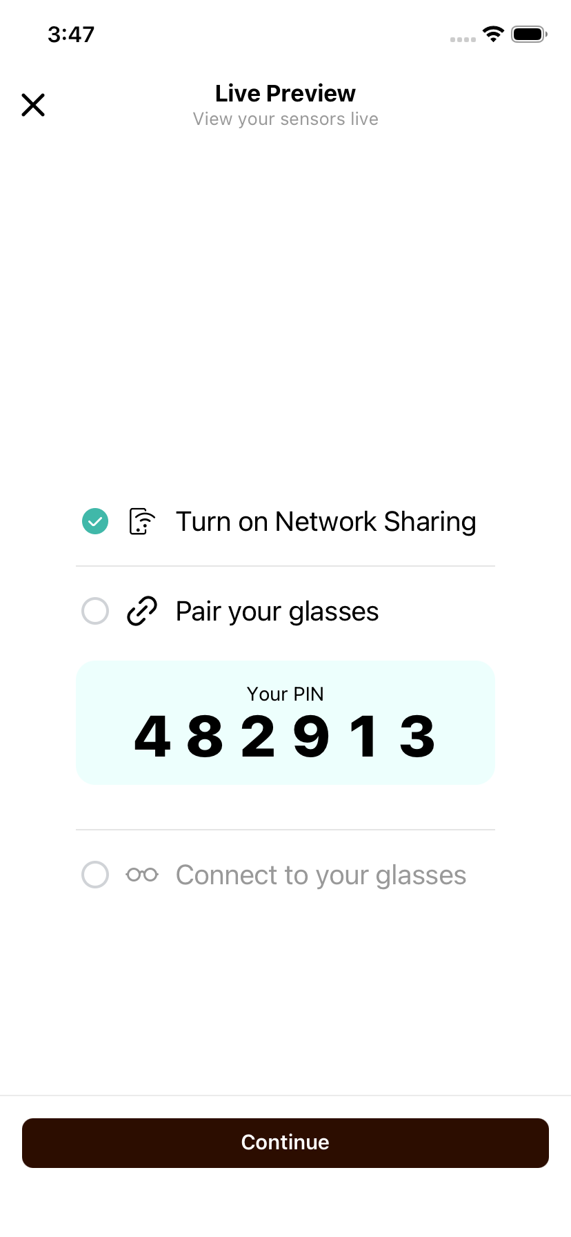 Pin Face Tools Live Preview | Project Aria Docs