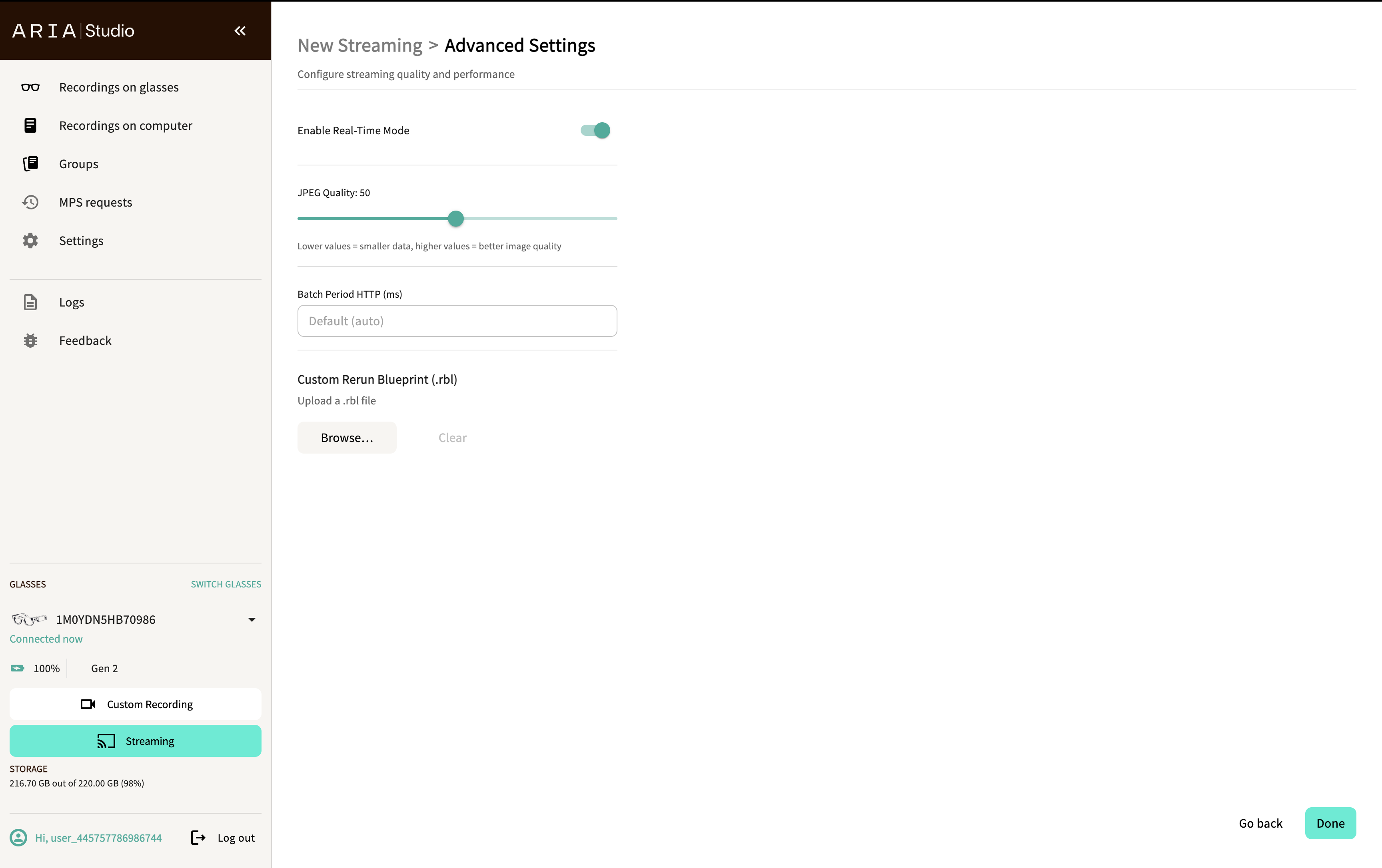 Advanced Settings