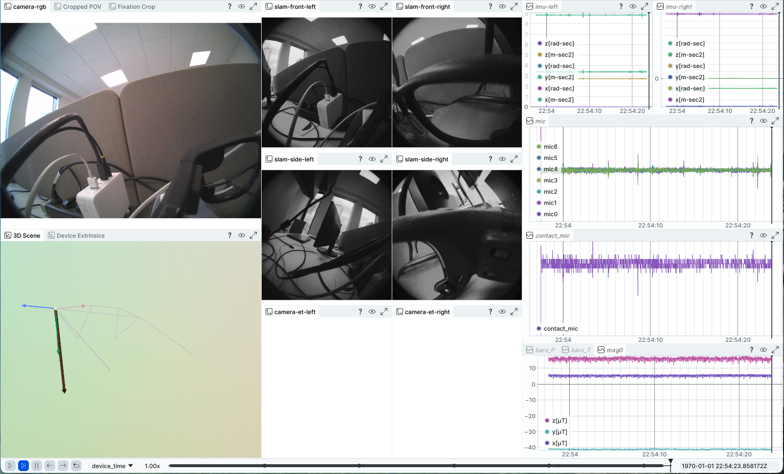 Live streaming in Rerun viewer