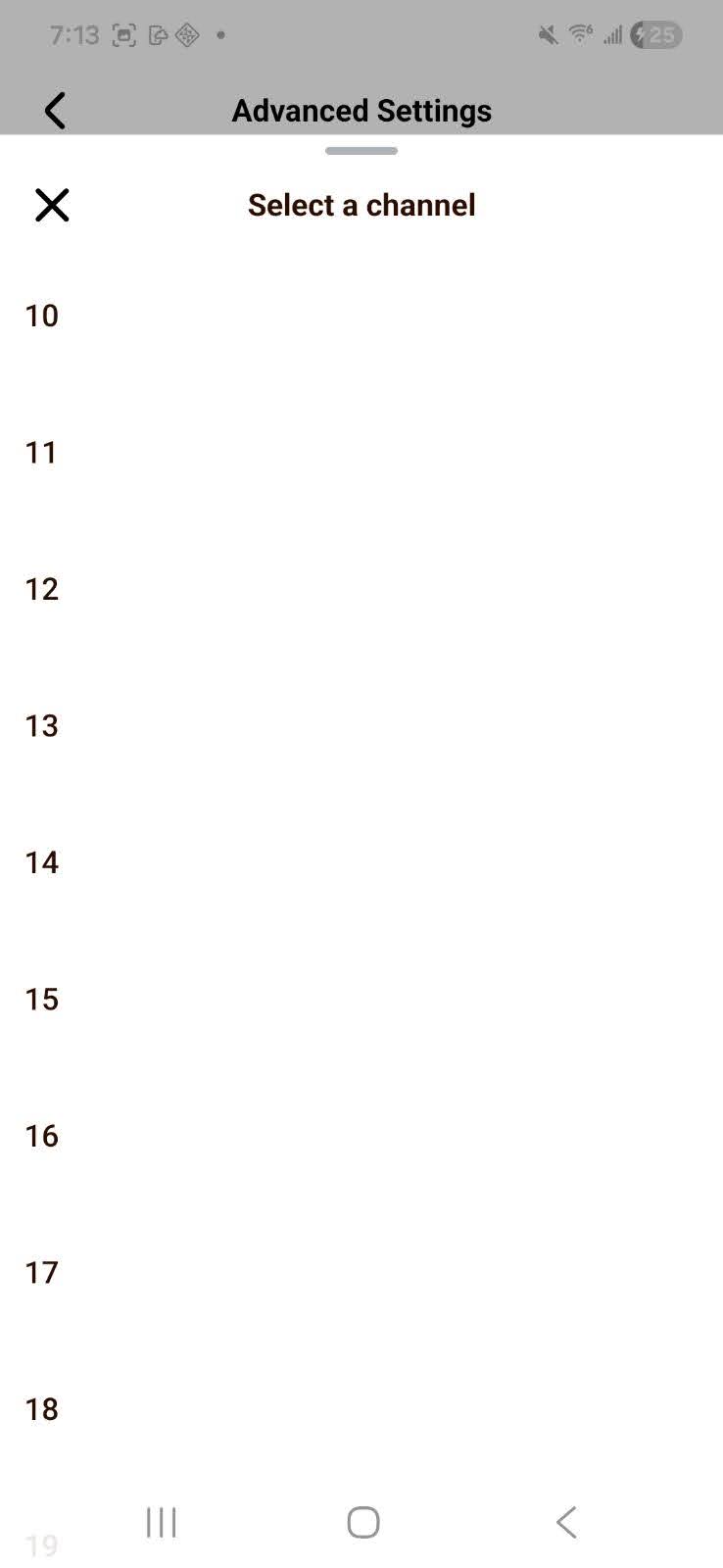 Broadcaster channel config